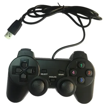 50pcs com Fio de Vibração USB Controlador do PC para PS2