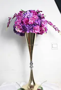 SPR casamento estrada de levar flor tabela de central flor decoração de bola artificial arco de flores festa em casa pano de fundo flores