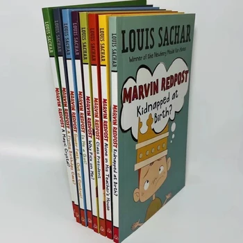 MarvinRedpost (problemas belo cavalo de texto) 8 volumes Newbery award-winning de literatura para crianças, leitura de imagem do livro livros de história