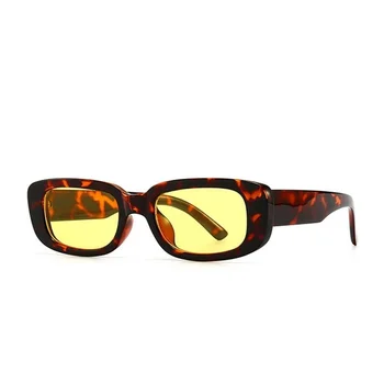 Retro Marca de Óculos estilo Olho de Gato Mulheres Oval Pequeno Tons Para as Mulheres de 90 Vintage Gradiente Quadrado de Óculos de Sol dos Homens Unisex UV400