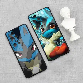 Pokémon Lucario Brinquedos Caso De Telefone Huawei P20 P30 P40 P50 Lite E P Mate 50 40 30 20 Pro Capa Mole
