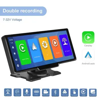 Rádio de carro De 9,3 Polegadas Hd Smart Screen sem Fio Carplay Android Auto 2-modo de Vídeo Player Multimídia Automotiva Acessórios Eletrônicos
