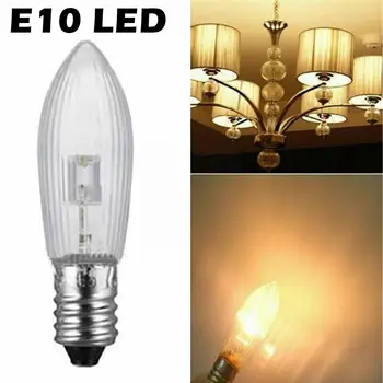 E10 Lâmpadas de LED Luz da Lâmpada de Substituição de Lâmpadas para Cadeias Leves 10V-55V CA casa de Banho Cozinha de Casa Bulbo de Lâmpadas Decoração de Luzes R3D8