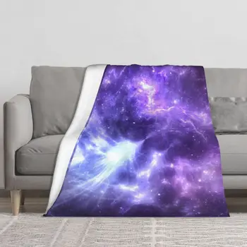 Galaxy Céu Design Cobertor, Espaço de Estrelas, Planetas Joelho Personalizado Jogar um Cobertor Na Cama,de Casal,de Solteiro,De Casal,Quarto Macios Cobertores