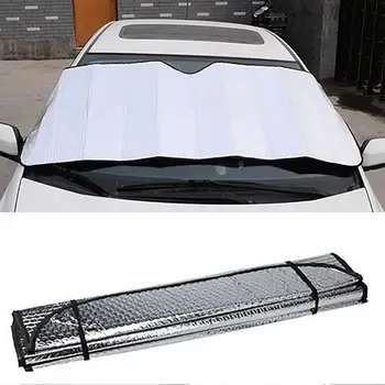 Carro pára-Sol-brisas Frontal com Anti-UV, Viseira pára-Sol da Folha de Alumínio Tampa de Acessórios para carros