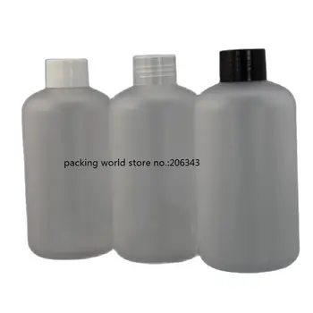 250ML fosco garrafa PET com tampa de plástico para loção/emulsão/soro/wc de água/cuidados com a pele cosméticos embalagem curto gordura garrafa