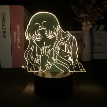 Misato Katsuragi 3D Nightlight Anime Japonês de Mangá para Decoração do Quarto Bonito de Aniversário de Presente da Cor da Lâmpada LED Garoto Lindo Presente