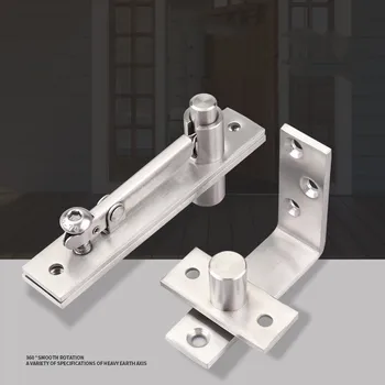 Porta Dinâmica Dobradiças Pesadas Dobradiças para Portas de Madeira de 360 Graus, Eixo de Aço Inoxidável Dobradiça de articulação do Sistema