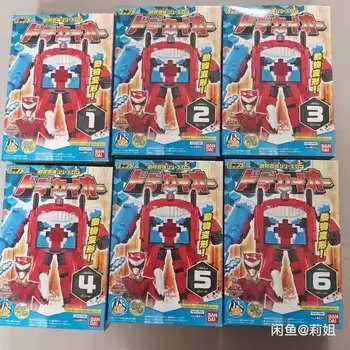 BANDAI Transformadores Figura de Ação Doubutsu Sentai Zyuohger SP05 6 Conjuntos de Ex Cashapou Montado Móvel Modelo de Brinquedos