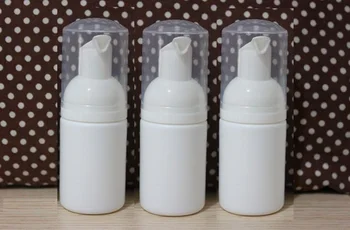 30ml branco MOUSSE de ESPUMA GARRAFA ou facial limpeza de lavagem das mãos uma garrafa pode ser usado para cosméticos pacote