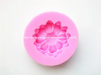 Frete grátis Flor Pequena em Forma de Molde de Silicone, a Decoração do Bolo Fondant de Bolo 3D do Silicone do produto comestível Molde 062