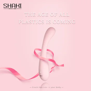 SHAKI G-spot Dupla Vibrador Vibrador Para as Mulheres Erótica Produtos Masturbador Soft Feminino, Vagina, Clitóris Estimulador Massager