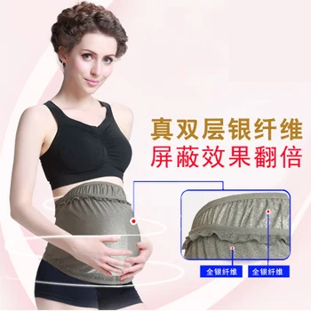 Radiação de roupas de proteção vestido de maternidade de mulheres grávidas anti-radiação avental vestindo computador de fibra de prata vestido de maternidade