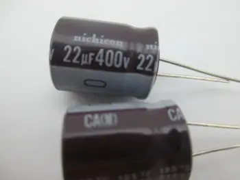 Nichicon CA 22mfd 400V 22UF de alta freqüência Capacitor -40~105℃ 16*20mm