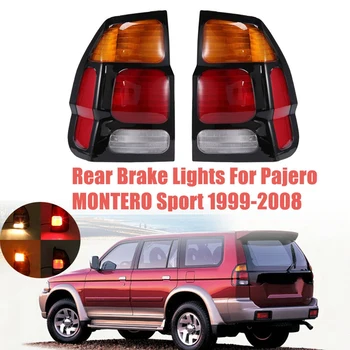 Carro Cauda Traseiras, Luzes de Freio Para Mitsubishi Pajero MONTERO Sport 1999-2008 Sinal de Aviso da Lâmpada conjunto Traseiro