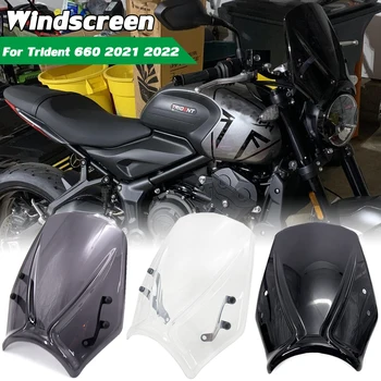 Acessórios Da Motocicleta Para O Triunfo Trident 660 Pára-Brisas, Pára-Brisas Defletor De Vento Defletores Carenagem Viser Trident660 2021 2022