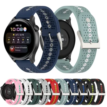 22 milímetros Banda para Huawei watch3/GT2 pro/GT 2e Esporte de Silicone Smartwatch Cinto, Bracelete Xiaomi MI assistir tira a cor correa