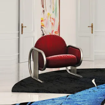 Personalizado designer italiano móveis da sala de tecido de luxo única pessoa sofá criativo quarto preguiça fashion lounge chair