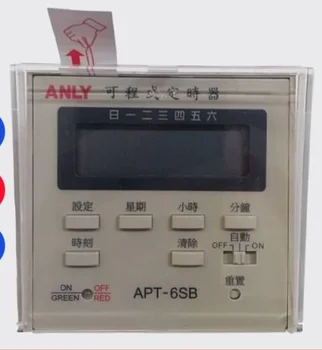 ANLY APT-6SB temporizador programável microcomputador tempo interruptor controlado ciclo de uma semana