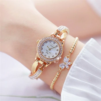 De luxo, relógios de pulso de Quartzo Mulheres relógio de Pulso Impermeável, Pulseira de Relógio de Moda Diamante Relógio de Senhora Montre Femme Reloj Mujer