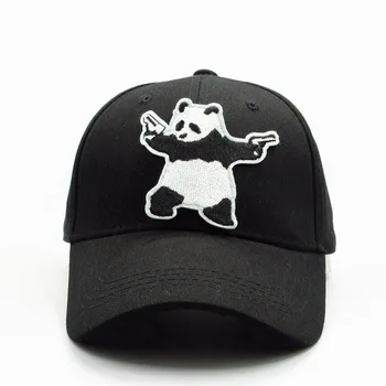 2021 dos desenhos animados do Panda Bordados de Algodão Boné de Beisebol de Hip-hop Regulável Snapback chapéu para Homens e Mulheres 355
