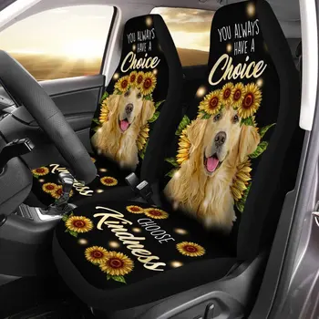Girassol Golden Retriever Assento De Carro Cobre Personalizado Que Você Sempre Tem Uma Escolha A Bondade Cão De Acessórios Para Carros