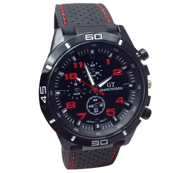 2015 Quartzo Relógio Homens Militar Relógios Do Esporte Relógio De Pulso Em Silicone De Moda Horas Mecânicos, Relógios De Pulso Reloj Hombre 2022 Novo