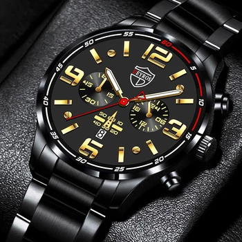 Luxus Mens Watchs für Männer Modo Negócios Quarzo Armbanduhr Edelstahl Leuchtende Uhr Esporte Casual Mann Leder Uhr