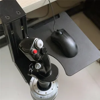 Para THRUSTMASTER Hotas X56 VKB de Voo em Simulador de Joystick, Teclado, Mouse Bandeja de Espessamento de Metal de Montagem de Mesa de Suporte,