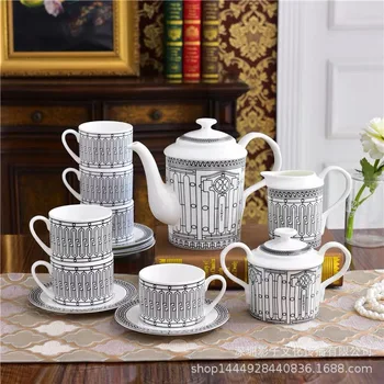 Xícara de café em cerâmica de estilo Europeu pequena família simples tarde de chá copa placa copa do conjunto criativo de café aparelhos