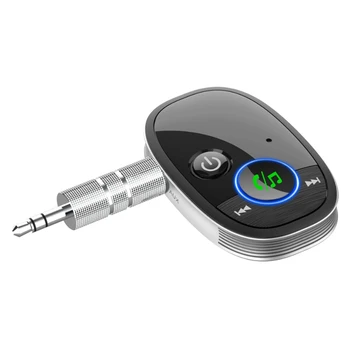 BR06 Bluetooth do Carro 5.0 de Áudio do Receptor Transmissor FM bluetooth Car Kit MP3 Player sem Fio Aux Adaptador Para Fone de ouvido