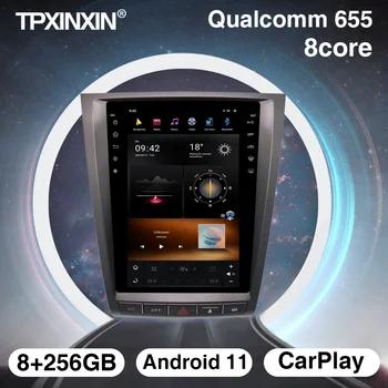 Android 11 auto-Rádio 8+128G Vertical de Tela Carplay do Lexus GS GS300 GS460 GS450 GS350 Estéreo Leitor de Navegação GPS Chefe da Unidade de