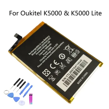 100% original bateria Para Oukitel K5000 & K5000 Lite Bateria de 5000mAh de Alta Qualidade Celular Telefone Baterias + Ferramentas