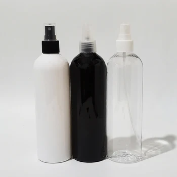 400ml Preto Branco Claro Frasco de Spray de Aromaterapia Perfume Reutilizável Pulverizador de Névoa Bomba de 13,5 OZ de Líquido Containe