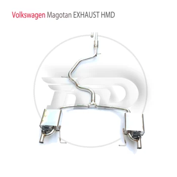 HMD Aço Inoxidável Sistema de Exaustão de Desempenho Catback é Adequado para a Volkswagen Magotan Passat Carro Válvula de Escape