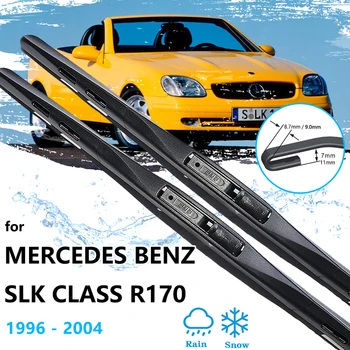 2x De Mercedes Benz Classe SLK R170 1996~2004 Raspadores com Lâminas Janela de Escovas para Limpeza da Lavagem de pára-Brisas, pára-brisas Automático Acessórios