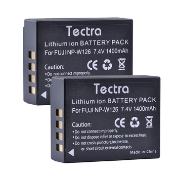 Tectra 2PCS NP-W126 NPW126 de Bateria da Câmera para Fujifilm X-E1 XE1 X-E2 XE2 X-A1 X-M1 X M2 X-T1 XT1 X-Pro1 XPro1 HS33 HS30 EXR HS50