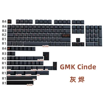 GMK Brasa Keycaps, 140 Chaves PBT Keycaps Cereja Perfil DYE-SUB Personalizado GMK teclas especiais De Teclado Mecânico