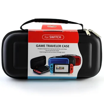 Duro de EVA de Viagem Portáteis Caso Protetora do jogador de jogo de Armazenamento Zip Saco de Armazenamento para Nintendo Switch de Console