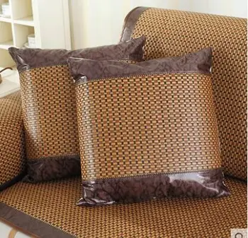 rattan fronha de verão fresco capa de almofada da cadeira do escritório sofá lumabr fronha