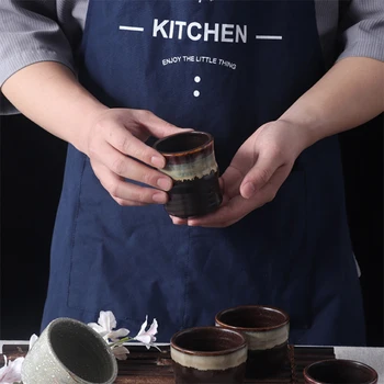 Japonês de Porcelana, Canecas de café Retro Caneca de cerâmica de Água Xícara (chá) de home office, Mestre de Bambu Copos de brinde teaware Copos