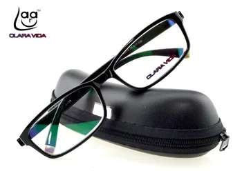 =CLARA VIDA=qualidade Superior TR90 anti reflexivo revestido cavalheiro UV resistente, com caixa de óculos de leitura +1 +1.5 +2 +2.5 +3 +3.5 +4