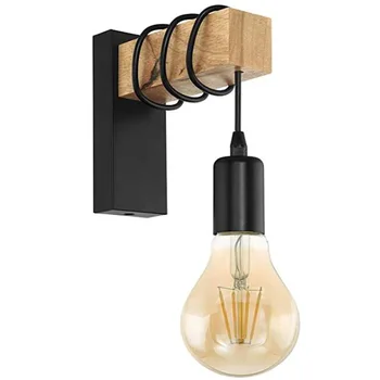 Moderno, criativo, simples corredor de cabeceira de Parede de LUZ industrial de madeira em estilo escadaria da lâmpada de parede, lâmpada do American retro iluminação SP43