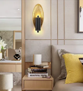 loft hanglampen de banho de fixação nórdicos decoração de casa, quarto de luz cristal de corredor de cabeceira do quarto de casa deco lâmpada de parede