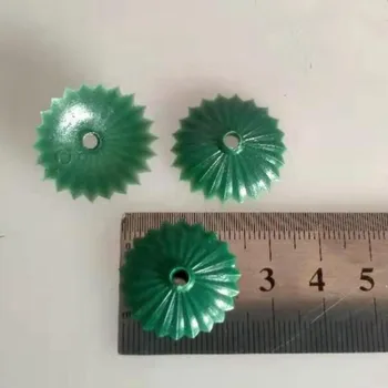 100g de 2,5 cm Artificial de Plástico Verde Cálice Tigela Base De Girassol, Margarida Peônia Flor de Crisântemo Fazer DIY Design de Acessórios-8
