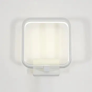 LED moderna Quarto Lâmpada de Parede de Moda Sala de Alumínio Círculo Branco Arandelas de PAREDE Varanda do Corredor da Parede dispositivos Elétricos de Iluminação