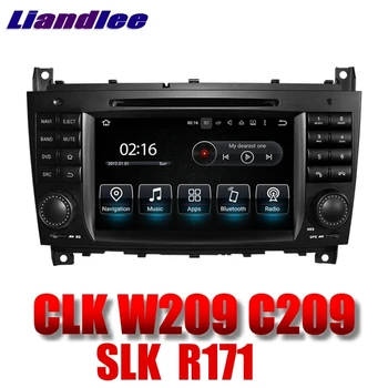 Liandlee Car Multimedia Player NAVI Para a Mercedes Benz SLK CLK W209 CLS 2004~2012 da Tela de Toque do Sistema de Rádio de TV, DVD, GPS de Navegação