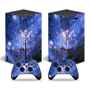céu estrelado Vinil Autocolante para o Xbox, Uma Pele de Decalque para Xbox série x controlador da consola #0637